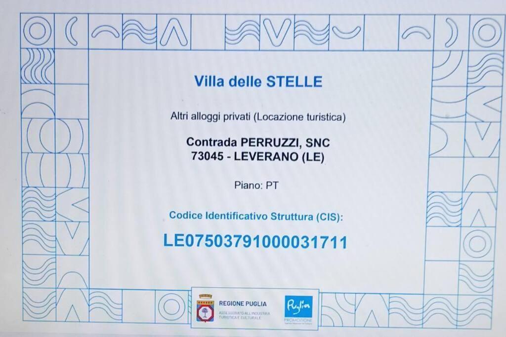 Villa Delle Stelle Con Piscina Леверано Екстериор снимка